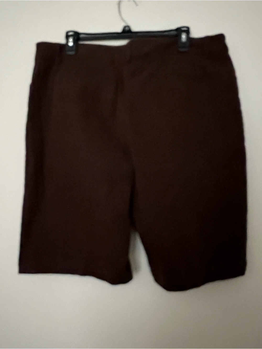Women’s Jones New York Brown Classic Stretch Shorts zip up size 16